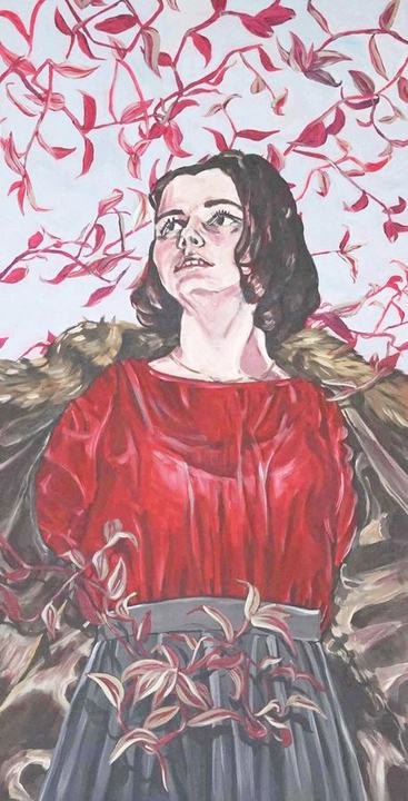 Menstruation / Self-Portrait by Mária Maxová